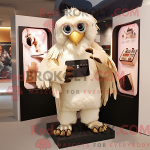 Maskotfigur af en...