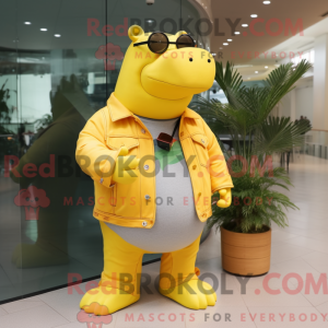 Mascot character of a Lemon...
