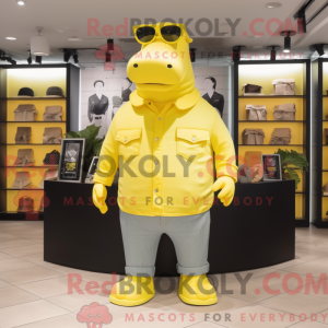 Mascot character of a Lemon...