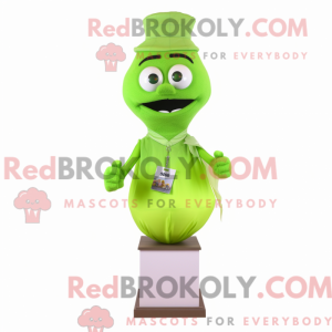 Mascot character of a Lime...