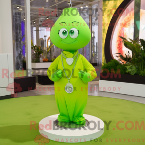 Mascot character of a Lime...