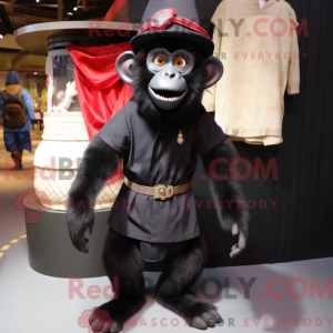Mascot character of a Black...