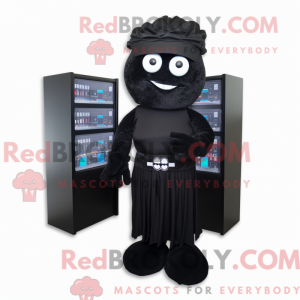 Mascot character of a Black...