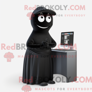 Mascot character of a Black...