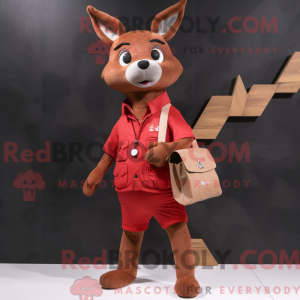 Mascot character of a Red...