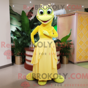 Mascottefiguur van een...