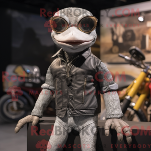Mascot character of a Gray...