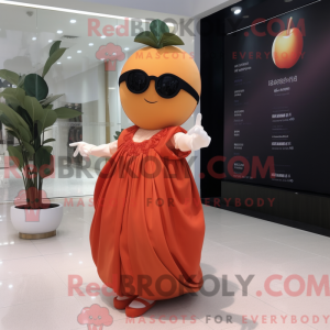 Mascot character of a Peach...