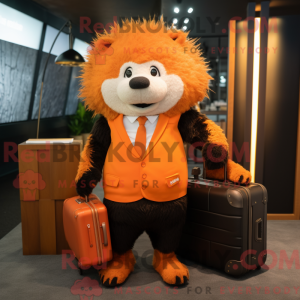 Mascottefiguur van een...