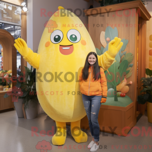 Mascot character of a Lemon...