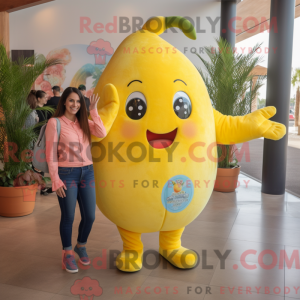 Mascot character of a Lemon...