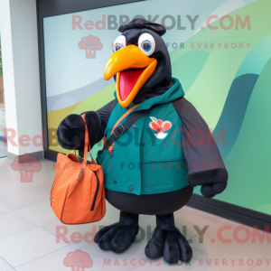 Mascot character of a Black...