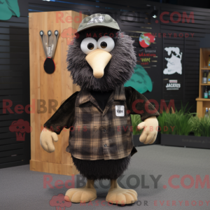 Mascot character of a Black...