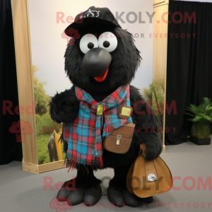 Mascot character of a Black...