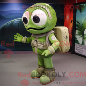 Mascot character of a Olive...