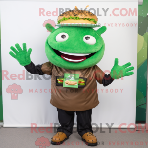 Mascot character of a Green...