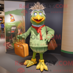 Mascot character of a Olive...