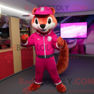 Maskot-karakter av en...