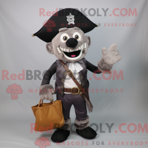 Mascot character of a Gray...