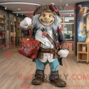 Mascot character of a Gray...