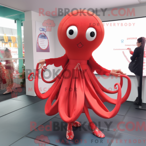 Mascot character of a Red...