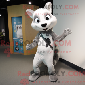 Mascot character of a Gray...