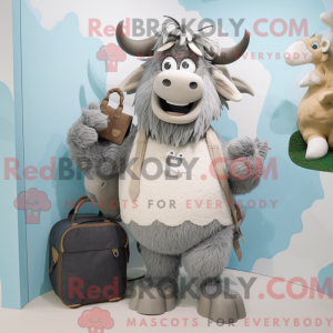 Mascot character of a Gray...