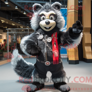 Mascot character of a Black...