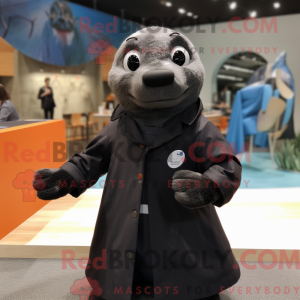 Mascot character of a Black...