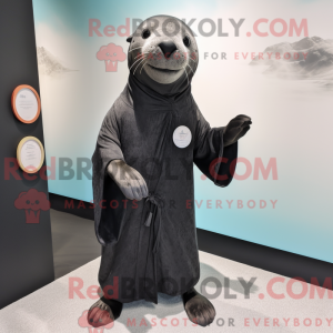 Mascot character of a Black...