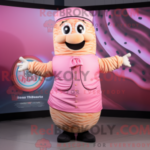 Postava maskota Pink Bagels...