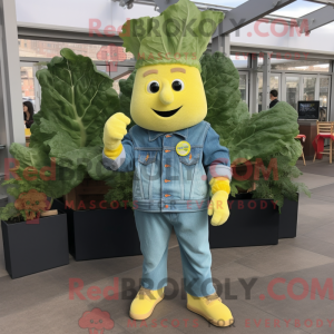 Mascottefiguur van een...