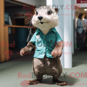 Mascot character of a Otter...