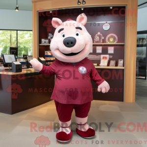 Mascot character of a...