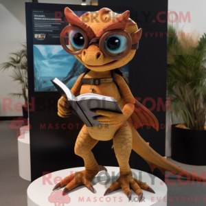 Maskottchen eines rostroten...