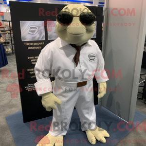 Mascot character of a White...