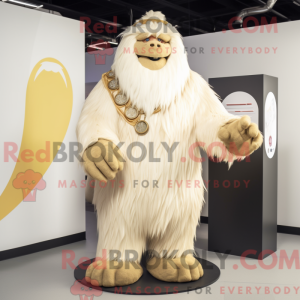 Maskotkarakter af en Cream...