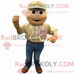 Personagem de máscara de...