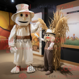 Mascot character of a White...