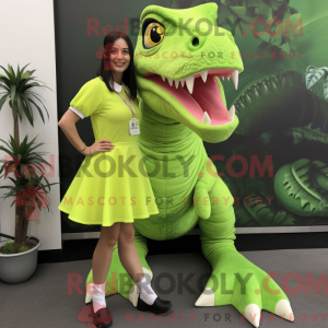 Mascot character of a Lime...