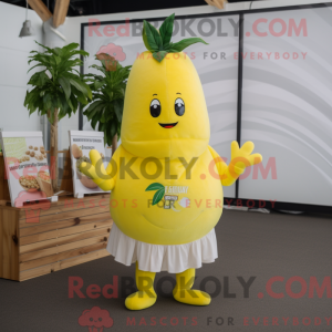 Mascot character of a Lemon...