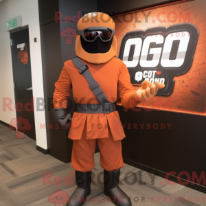 Mascot karakter van een...