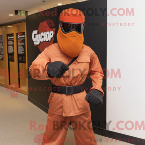 Mascot character of a Rust...