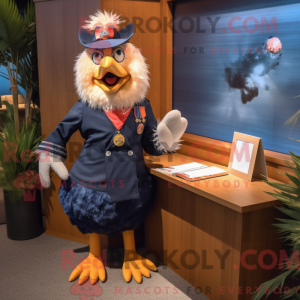 Maskottchen einer Navy Hens...