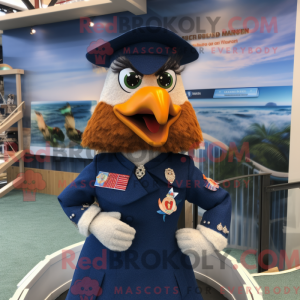Maskottchen einer Navy Hens...