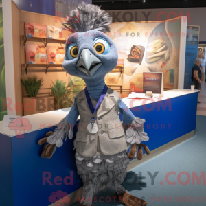 Mascot character of a Gray...