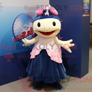 Mascottefiguur van een...