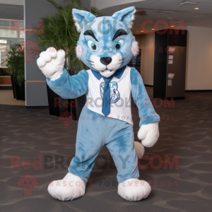 Sky Blue Lynx maskot...