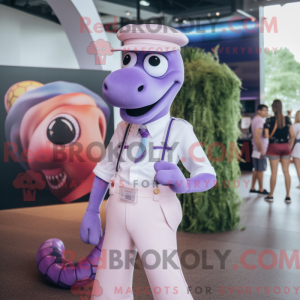 Máscara de cor de lavanda...