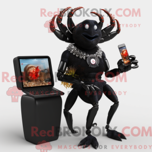 Mascot character of a Black...